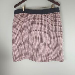 Uniform John Paul Richard Plaid Tweed Lined Skirt Plus Size 14